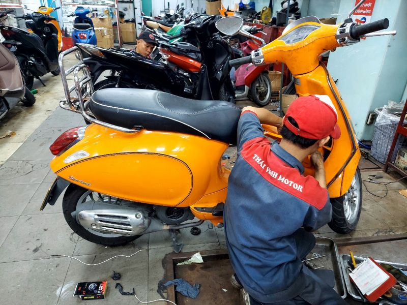 Shop phụ tùng xe máy chính hãng Thái Vinh