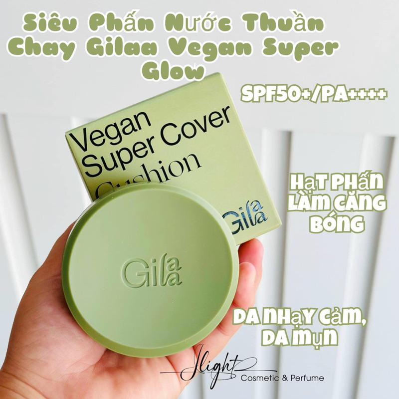 Siêu phấn nước che phủ GLAMRR Q Vegan Super Cover Cushion