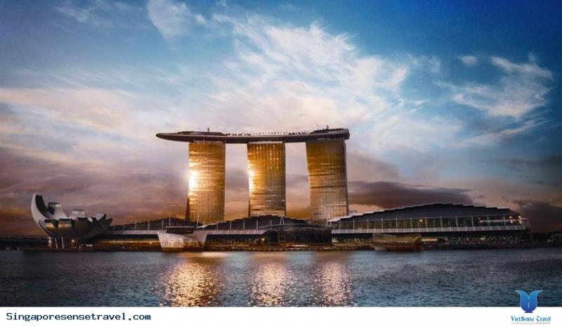 Marina Bay Sands - một công trình tiêu biểu của quốc đảo SIngapore - Nguồn: Internet