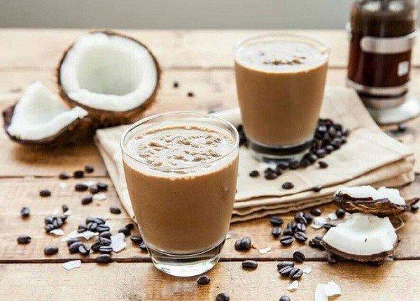 Sinh tố dừa cà phê