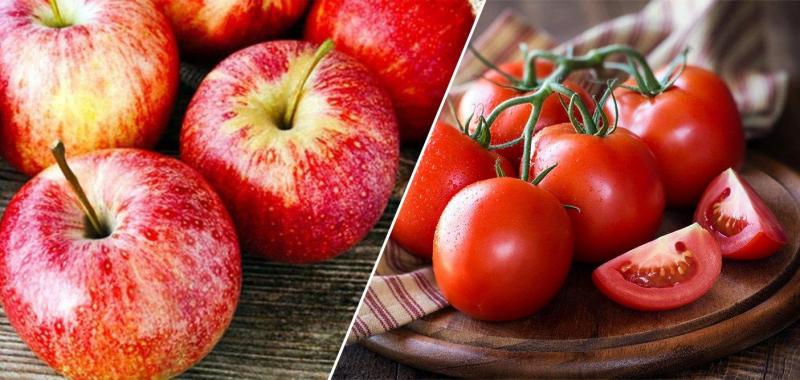 Sinh tố táo cà chua