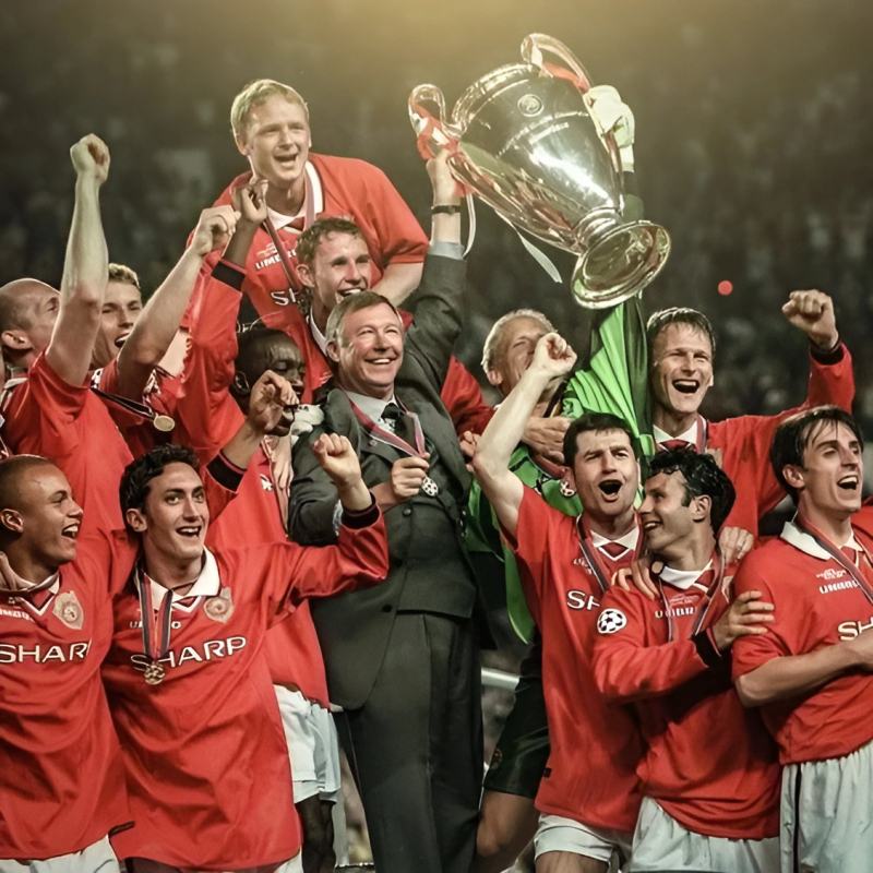 Sir Alex Ferguson cùng MU vô địch Champions League