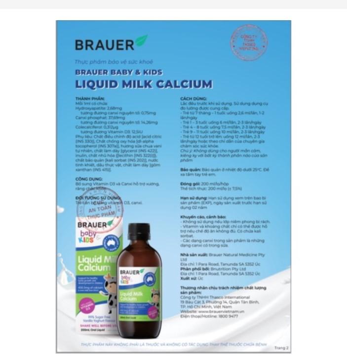 Siro Brauer Liquid Milk Calcium