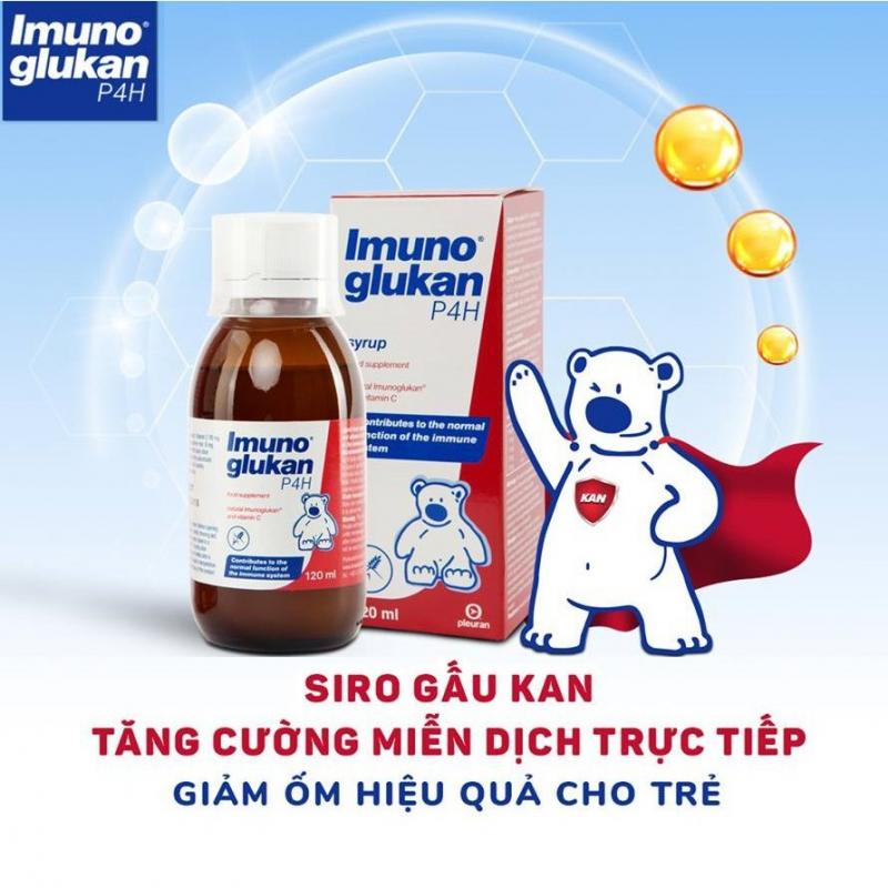 SiroKan ImunoGlukan - Hỗ trợ miễn dịch nâng cao sức đề kháng cho bé