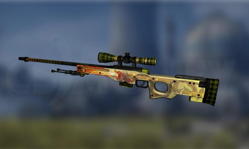 Skin lưu niệm AWP Dragon Lore Sniper trong Counter-Strike: Global Offensive