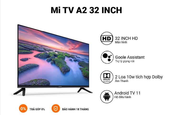 Smart Mi TV A2 Xiaomi 32'' HD