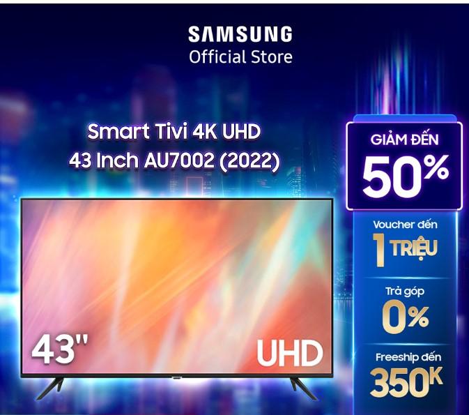 Smart Tivi Samsung 4K UHD 43 Inch UA43AU7002KXXV