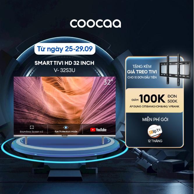 Smart tivi HD Coocaa 32 inch 32S3U