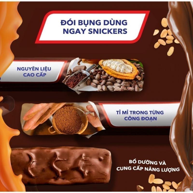 Snickers hứa hẹn sẽ là một trong những thương hiệu bánh kẹo chocolate được ưa chuộng nhất
