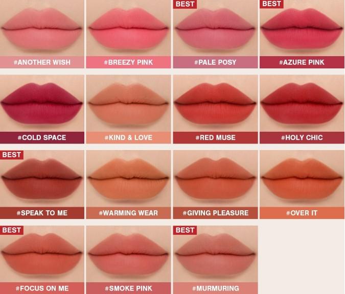 Son 3CE Soft Matte Lipstick Clear Layer Edition