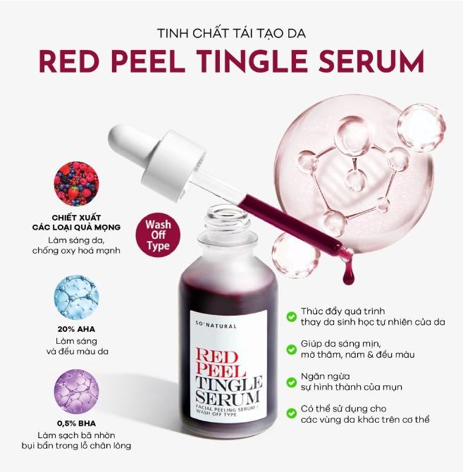 So'Natural Red Peel Tingle Serum