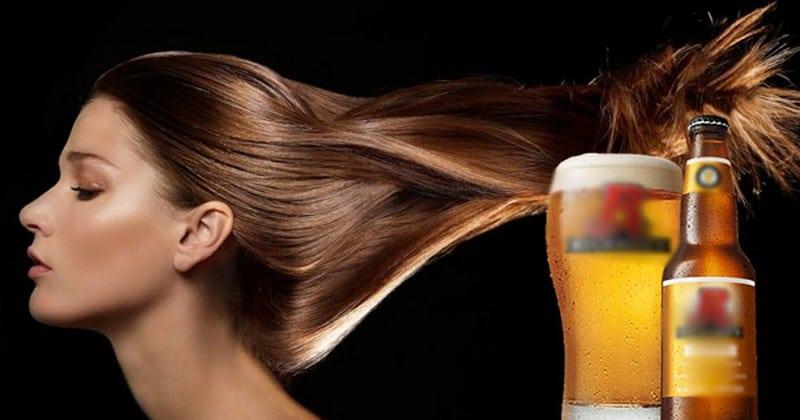 Sử dụng bia làm mọc tóc nhanh hơn