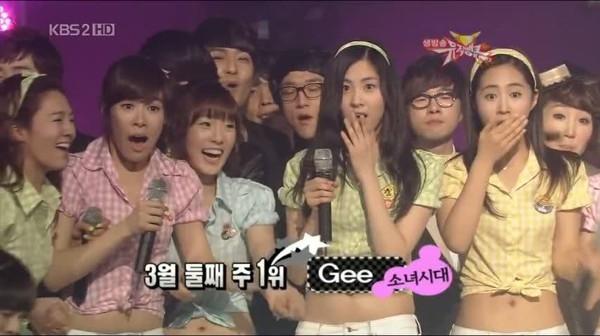 Gee và 9 chiến thắng liên tiếp trên show Music Bank