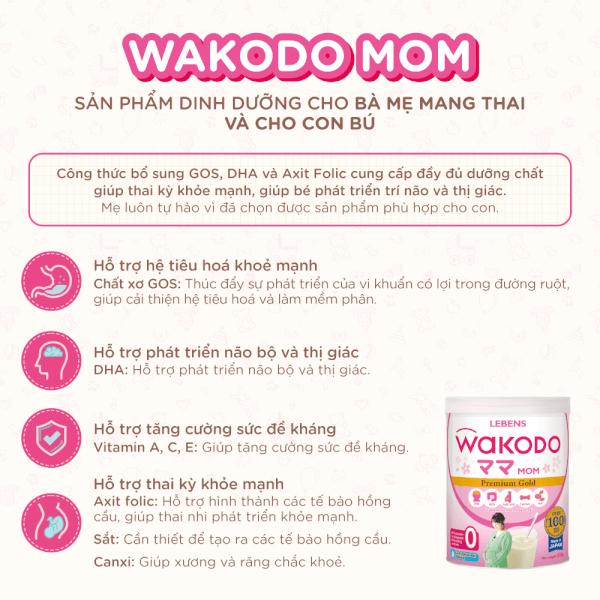 Sữa bầu Wakodo Mom