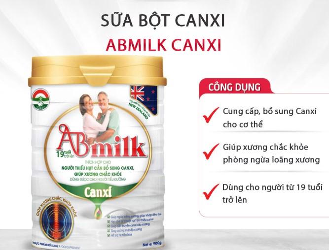 Sữa bột Abmilk Canxi ĐK