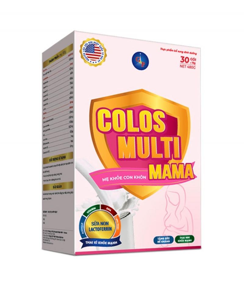 Colosmulti Mama là một sản phẩm sữa bột đặc biệt được thiết kế để đáp ứng nhu cầu dinh dưỡng của phụ nữ mang thai, với những lợi ích đa dạng và quan trọng cho sự phát triển của mẹ và thai nhi