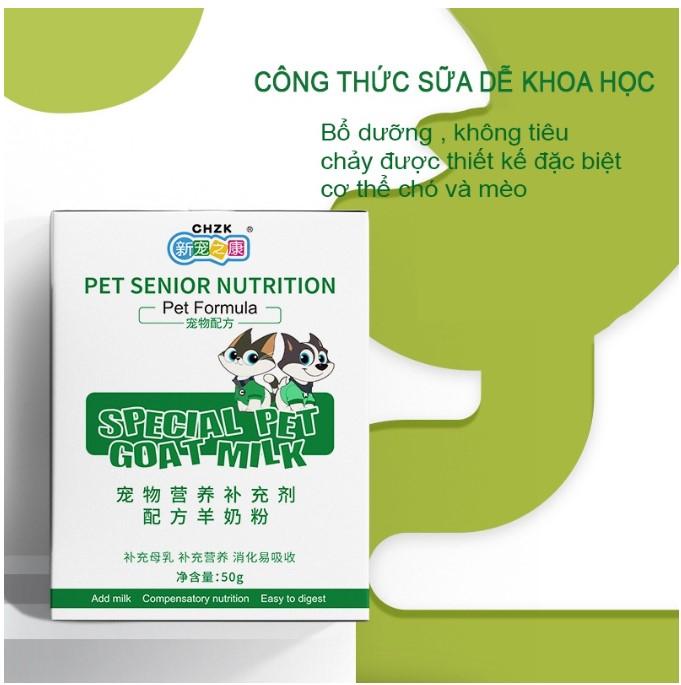 Sữa bột cho chó Hipipet Pet Senior Nutrition