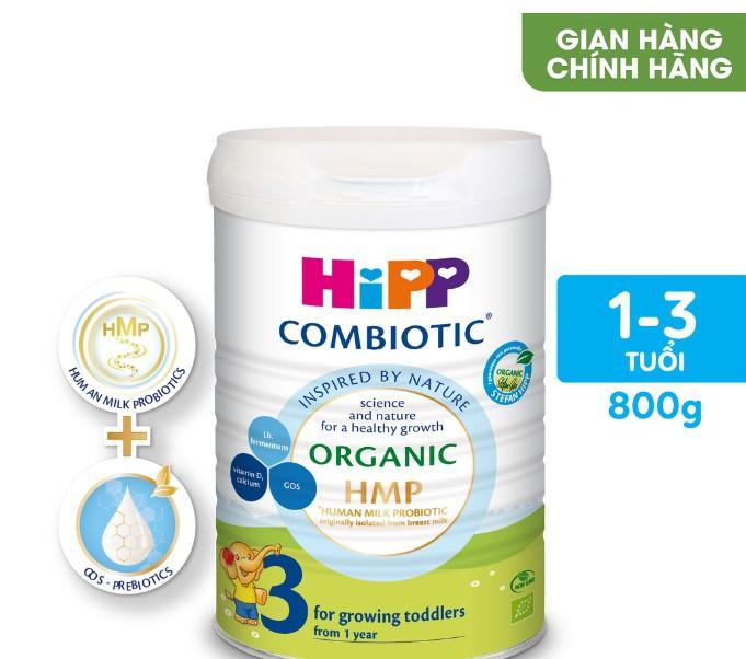 Sữa bột dinh dưỡng HiPP 3 Junior Combiotic Organic 800g