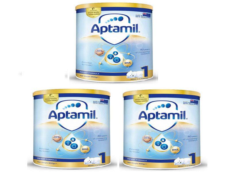 Sữa bột Aptamil New Zealand hộp thiếc số 1
