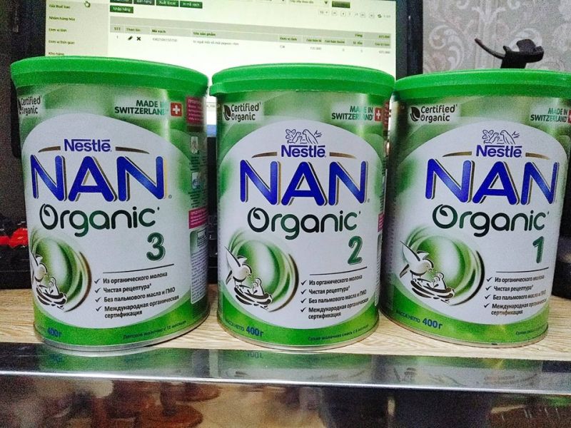 ﻿ Sữa NAN Organic của Nga
