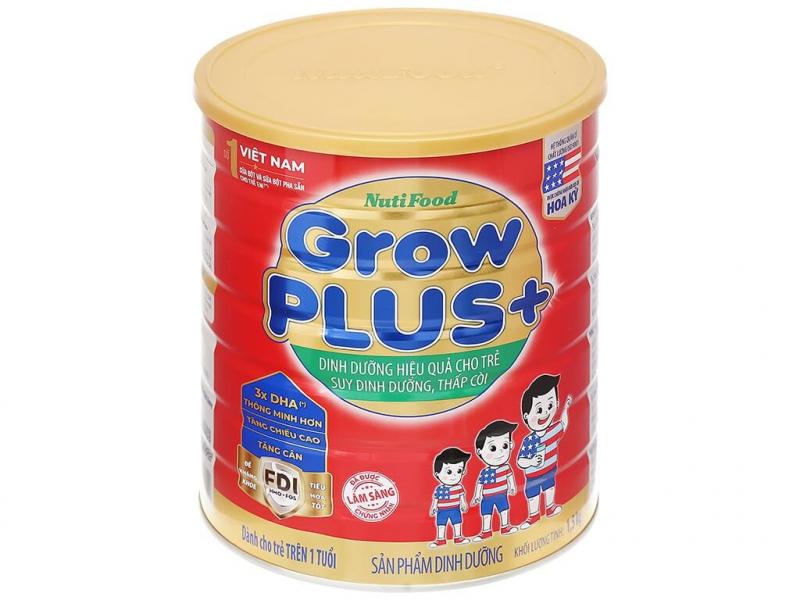 Sữa bột Nutifood GrowPLUS+
