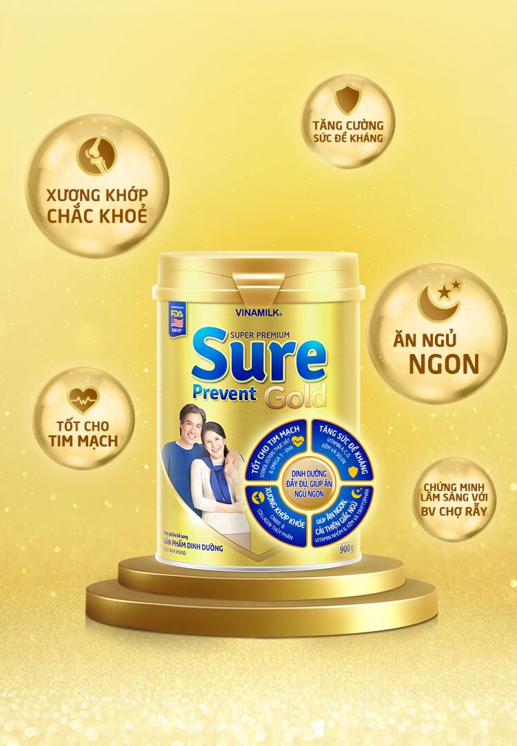 Sữa bột Sure Prevent Gold
