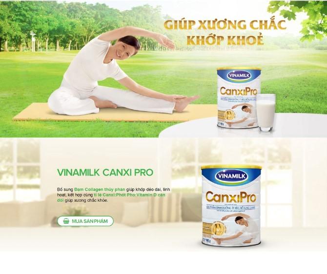 Sữa bột Vinamilk Canxi Pro