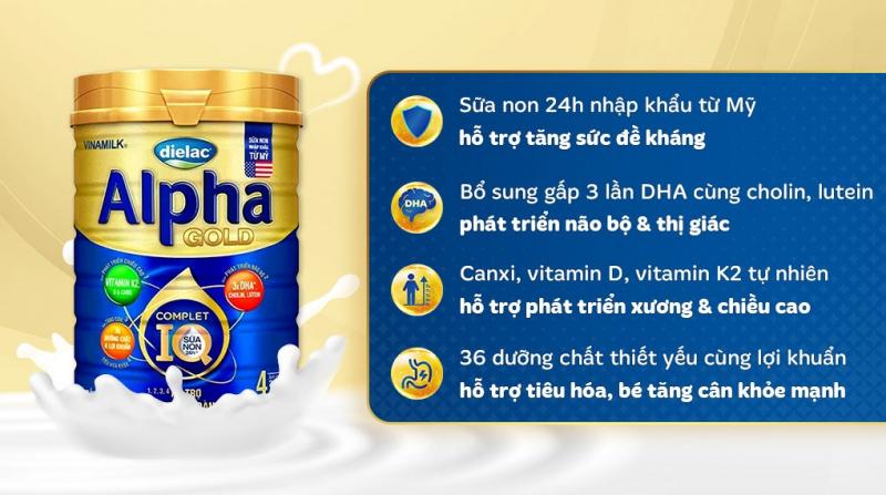 Sữa Dielac Alpha Gold Step 4