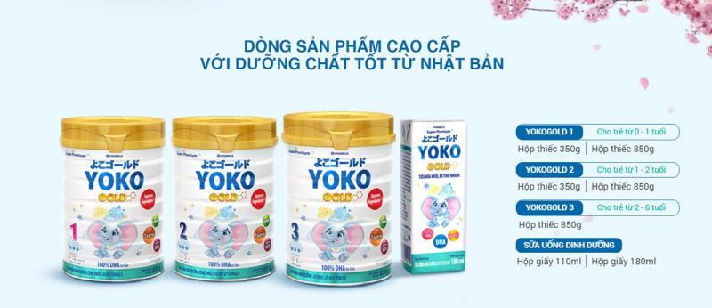 Sữa bột Yoko Gold