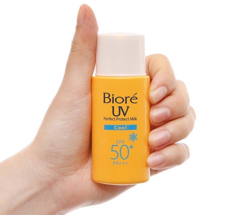 Sữa chống nắng Biore UV Perfect Protect Milk Cool SPF50+ PA+++