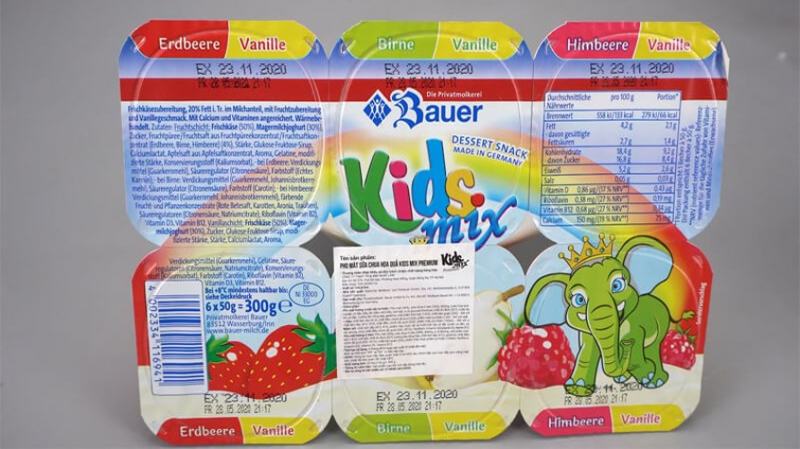 Sữa chua cho bé 6 tháng Kidsmix