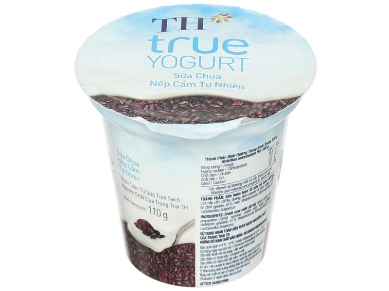 Sữa chua nếp cẩm TH True Yogurt