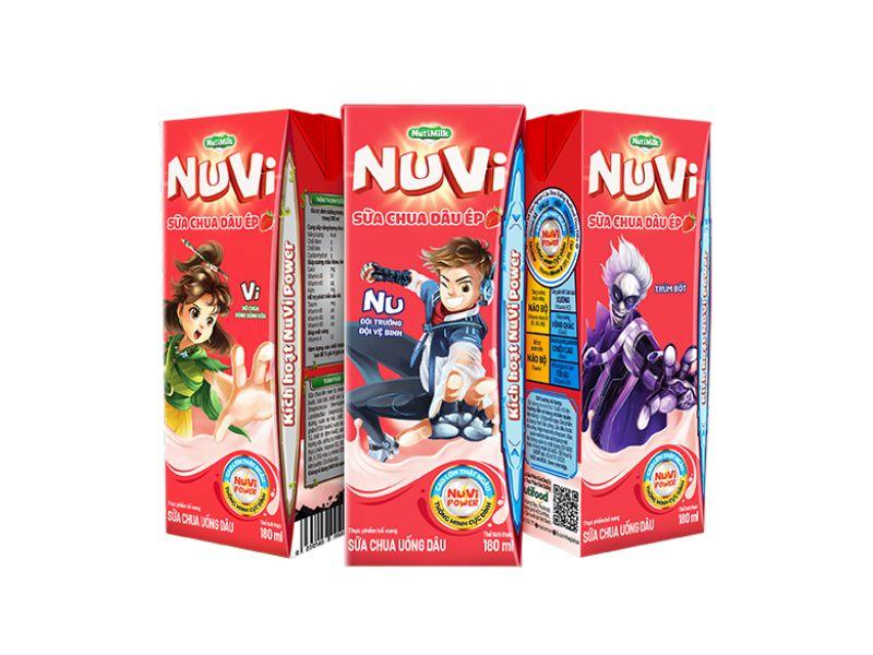 Sữa chua uống Nuvi vị dâu