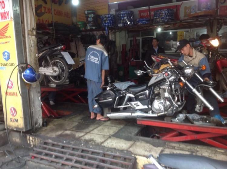 Công ty sửa chữa xe máy lưu động Hà Nội 24h