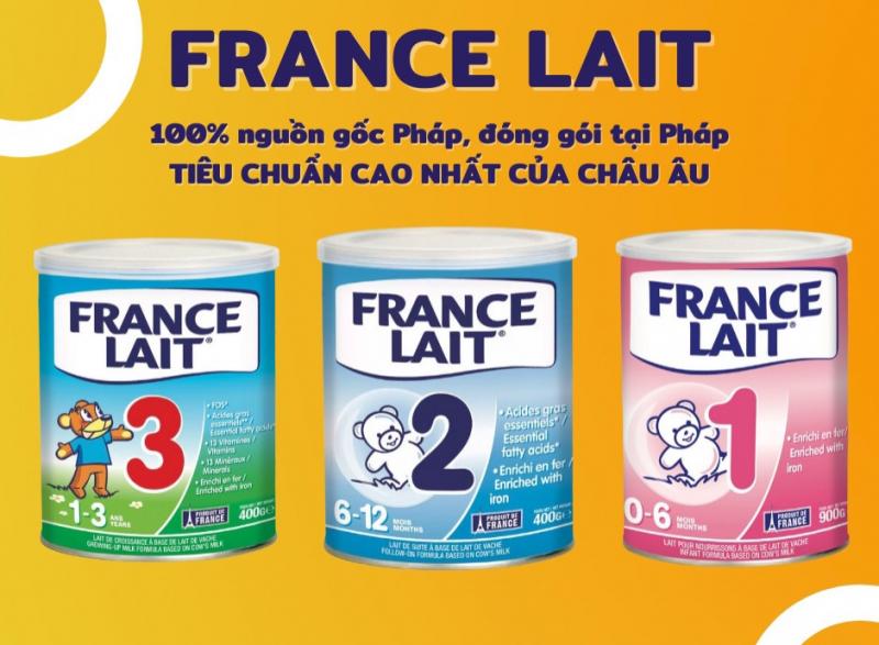 Các sản phẩm sữa công thức France Lait Pháp
