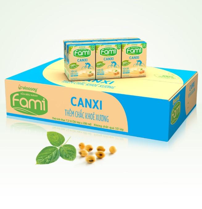 Sữa đậu nành Fami Canxi