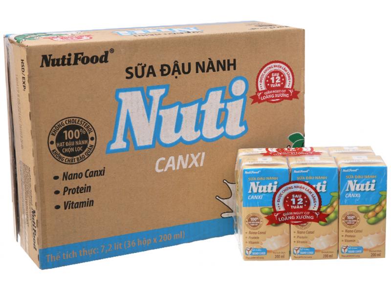 Sữa đậu nành Nuti Canxi