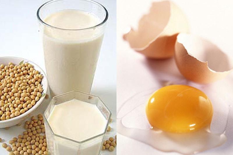 Sữa đậu nành và trứng