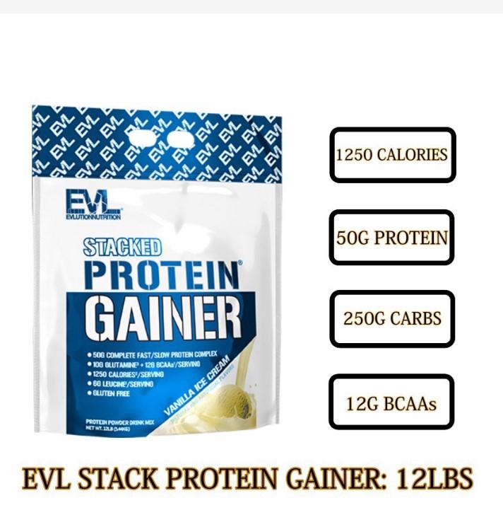 Sữa dinh dưỡng EVL Stack Protein Gainer 12lbs 5.4kg