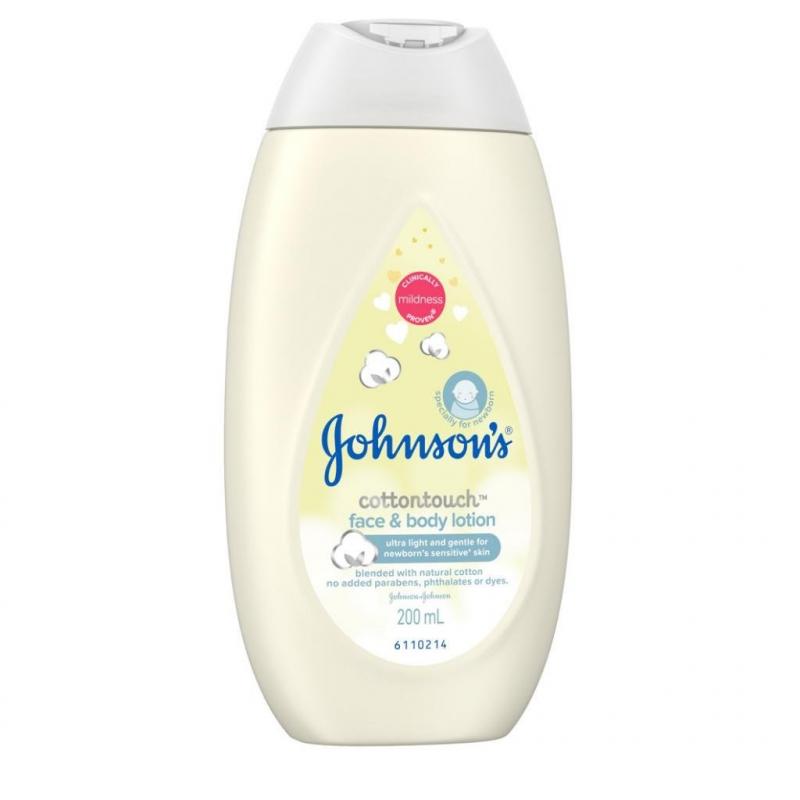 Sữa dưỡng ẩm mềm mịn Johnson's baby Face & body Lotion Cotton Touch