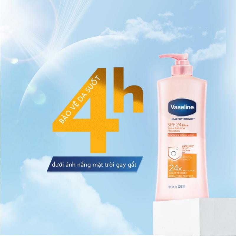 Sữa dưỡng thể trắng da chống nắng Vaseline Healthy Bright Sun+Pollution Protection