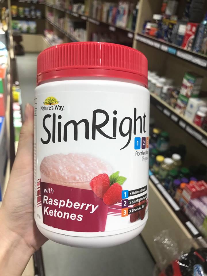Sữa giảm cân Nature's way Slim Right vị  Raspberry