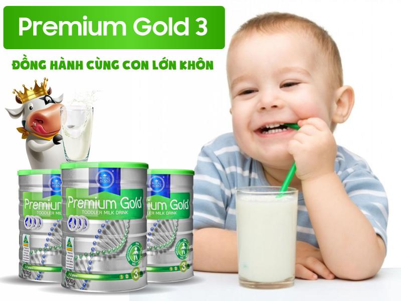 Sữa hoàng gia Úc Premium Gold số 3 Royal Ausnz