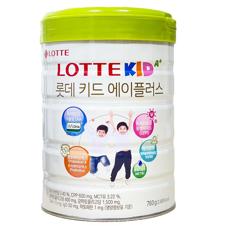 Sữa Lotte Kid A+ Hàn Quốc hỗ trợ trẻ tăng chiều cao