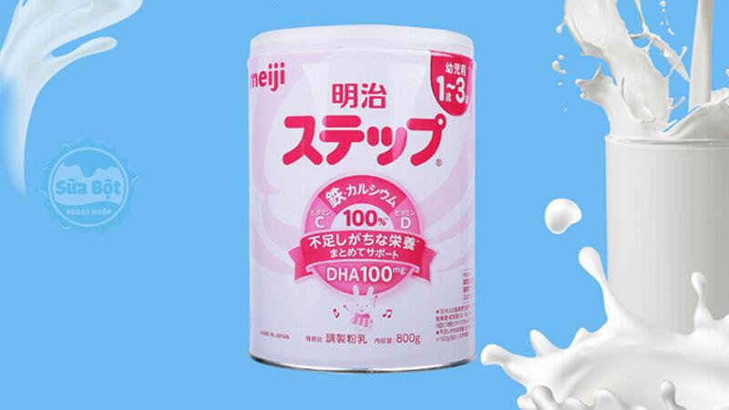 Sữa meiji lon cho bé từ 1-3 tuổi 800g