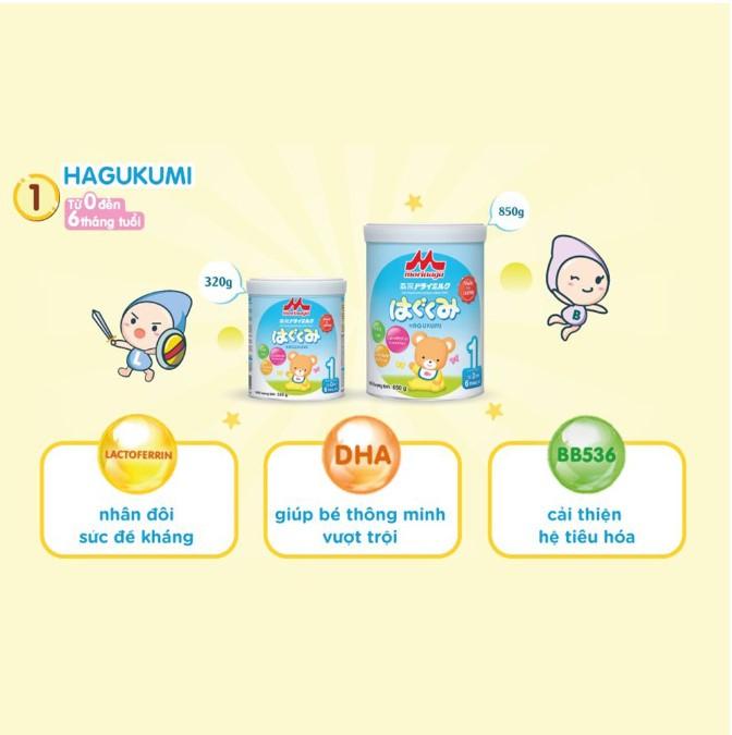 Sữa Morinaga số 1 dành cho bé từ 0 - 6 tháng tuổi