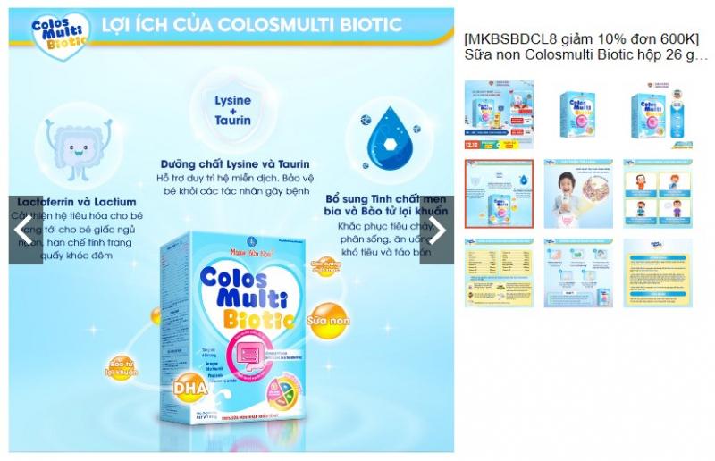 Sữa non Colosmulti Biotic