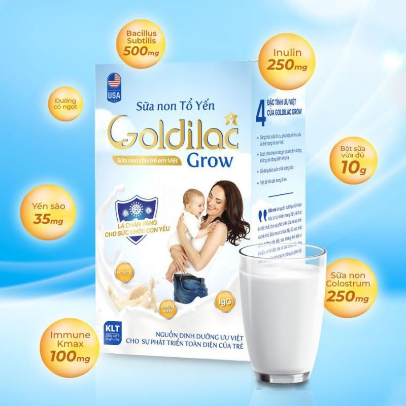 Sữa non Tổ Yến Goldilac Grow 392G