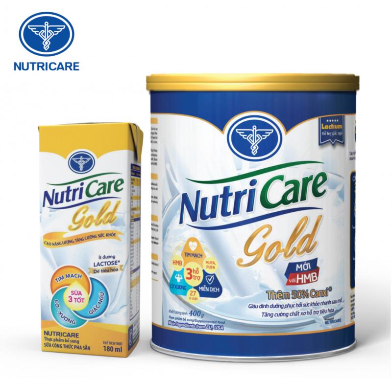 Nutricare Gold - Dinh dưỡng bồi bổ sức khỏe người lớn tuổi