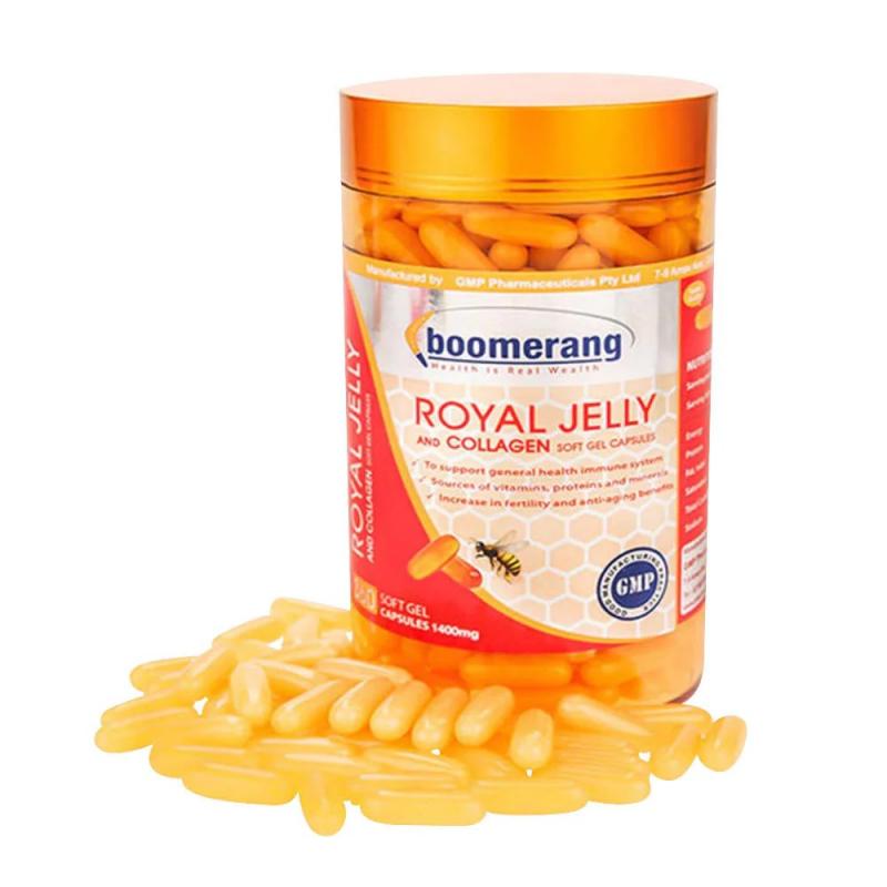 Sữa Ong Chúa Boomerang & Collagen Royal Jelly (1400mg X 360 Viên)